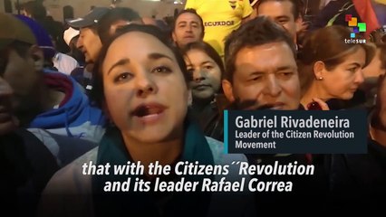 GABRIELA RIVADENEIRA: We are here for the dignity of the homeland and