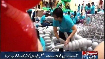 Balloon art festival in Indonesia