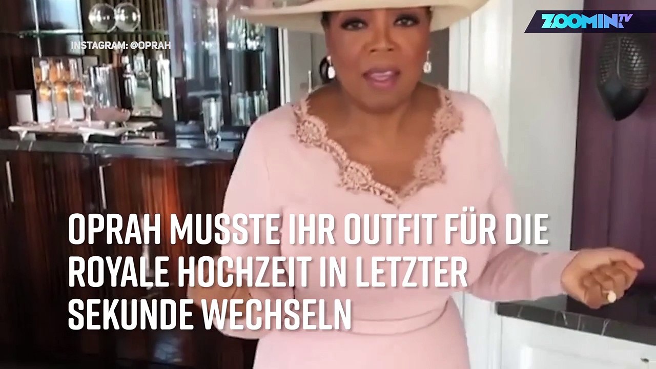 Royale Hochzeit: Was war da nur mit Oprahs Outfit los?