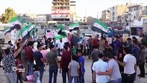 مظاهرة شعبية لأهالي الباب نصرةً لإخوتهم في #درعاتقرير: خالد أبو المجد#أورينت #سوريا