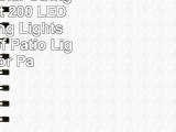 LEDGLE Solar String Light 722ft 200 LED Fairy String Lights Waterproof Patio Lights for