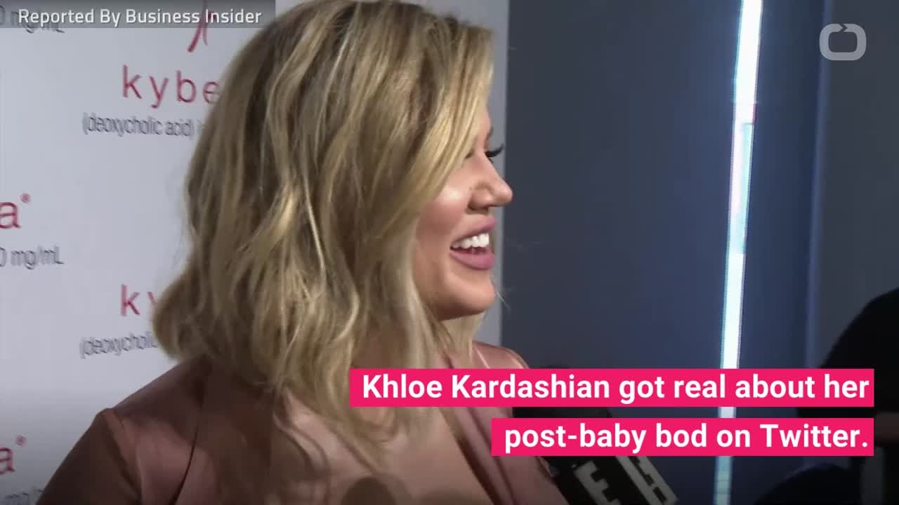 Khloe Kardashian Opens Up About Post-Baby Body On Twitter
