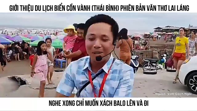 GIỚI THIỆU DU LỊCH BIỂN CỒN VÀNH (THÁI BÌNH) PHIÊN BẢN VĂN THƠ LAI LÁNG NGHE XONG CHỈ MUỐN XÁCH BALO LÊN VÀ ĐI