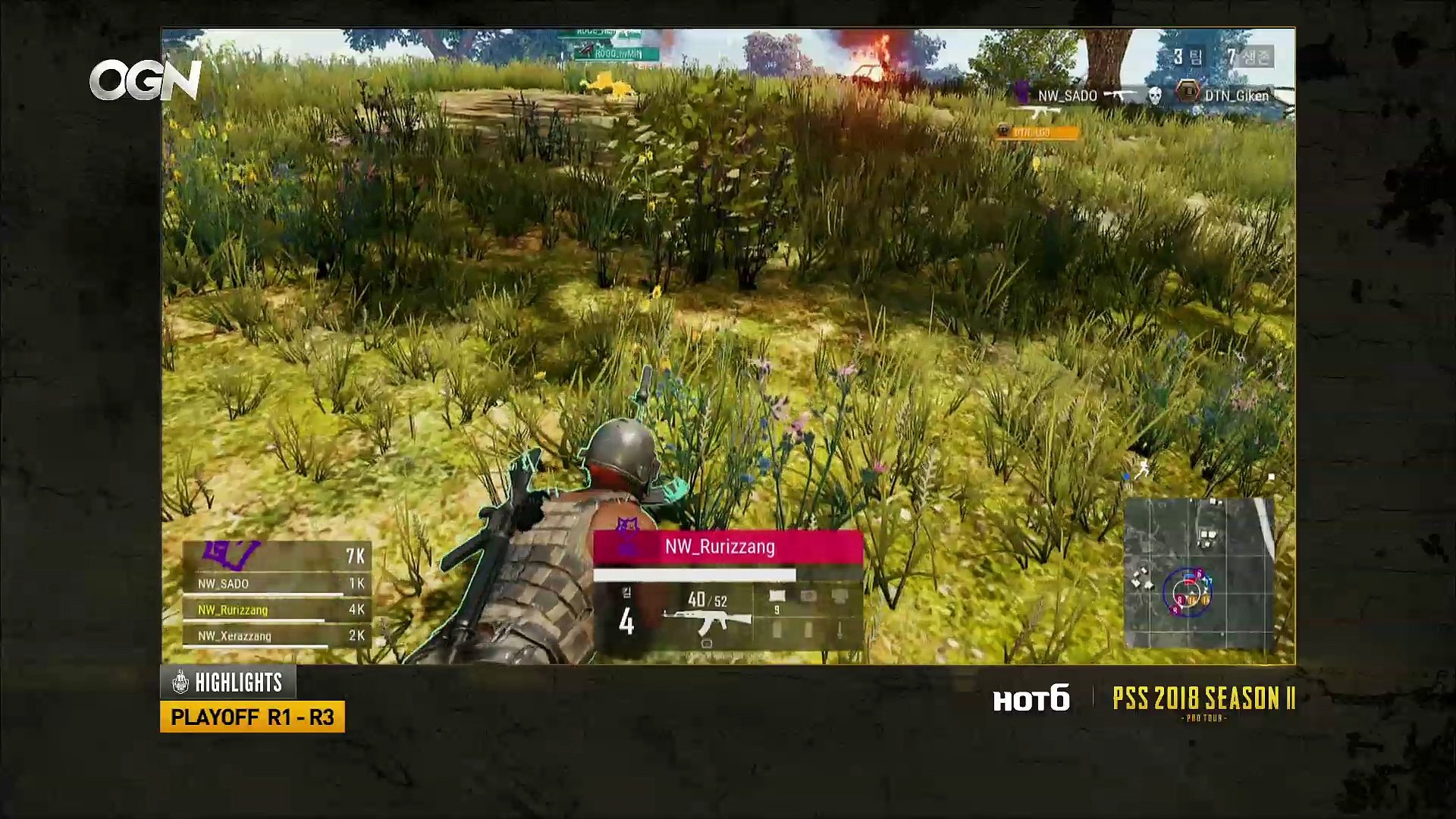 ⁣2018 HOT6 PUBG Survival Series Season2 Pro Tour - PLAYOFF Round4