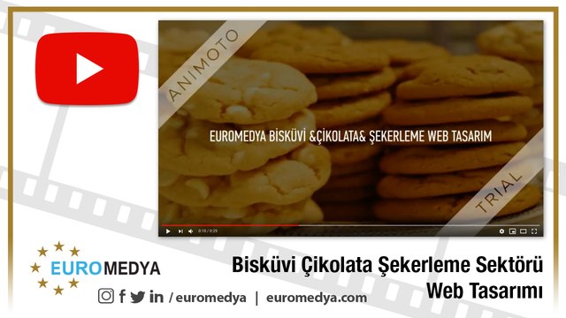 EUROMEDYA Bisküvi Çikolata Şekerleme Sektörü Web Tasarımı