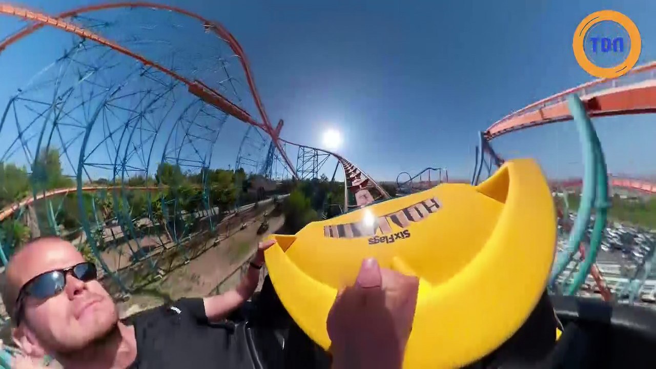 Des montagnes russes à 360° comme si vous y étiez