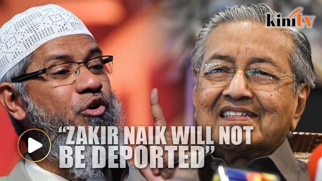 Dr Mahathir: Zakir Naik can stay if he doesn't create problems