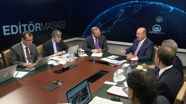 Dışişleri Bakanı Çavuşoğlu: '(ABD ile) Münbiç tamamlandıktan sonra diğer bölgelere geçilecek diye yol haritamızda net bir mutabakat var.' - ANKARA