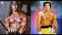 Arnold Schwarzenegger X Sylvester Stallone Body Transformation Comparision Before & After