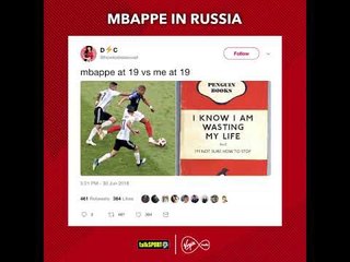 Twitter reacts to Kylian Mbappe’s stunning #WorldCup performances