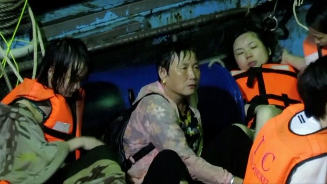 Thaïlande : des dizaines de touristes disparus après un naufrage au large de Phuket