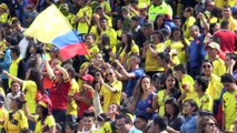 Colombia recibe como héroes a su selección