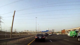 Bad Drivers Early Morning Road Rage On Shaikh Zayed Motorway ,Dubai,United Arab Emirates