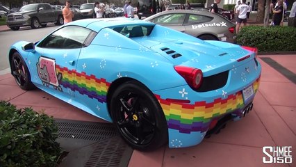 Gumball 3000 2014- Purrari 458 Spider from Deadmau5  Shmee150