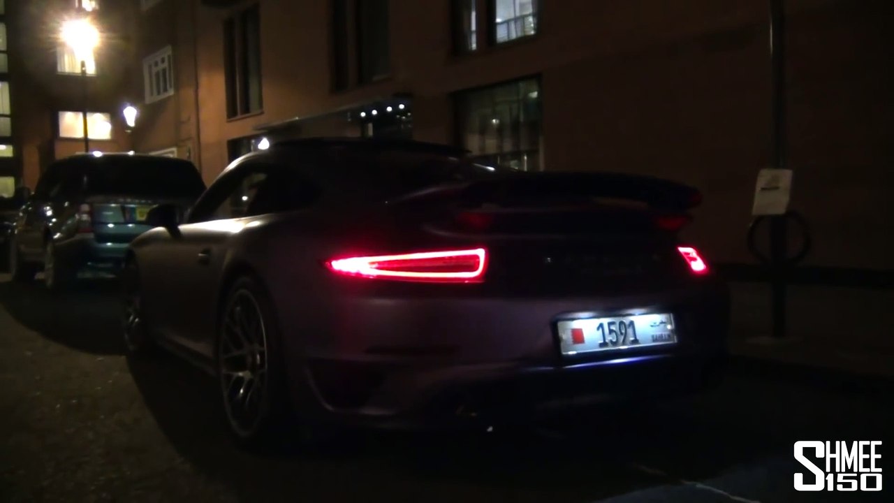 Matte Purple Porsche 911 Turbo S - Revs and Small Flames Shmee150
