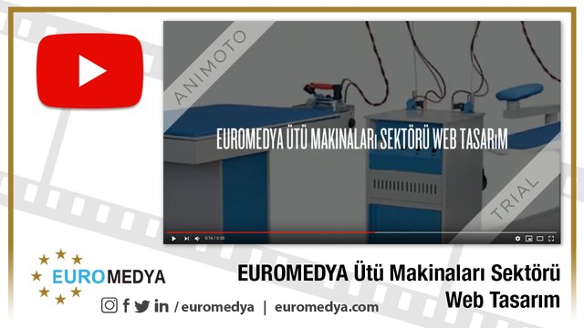 EUROMEDYA Ütü Makinalar Sektörü Web Tasarımı