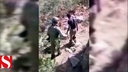 Kahraman Mehmetçik PKK�lı teröristi kıskıvrak böyle yakaladı