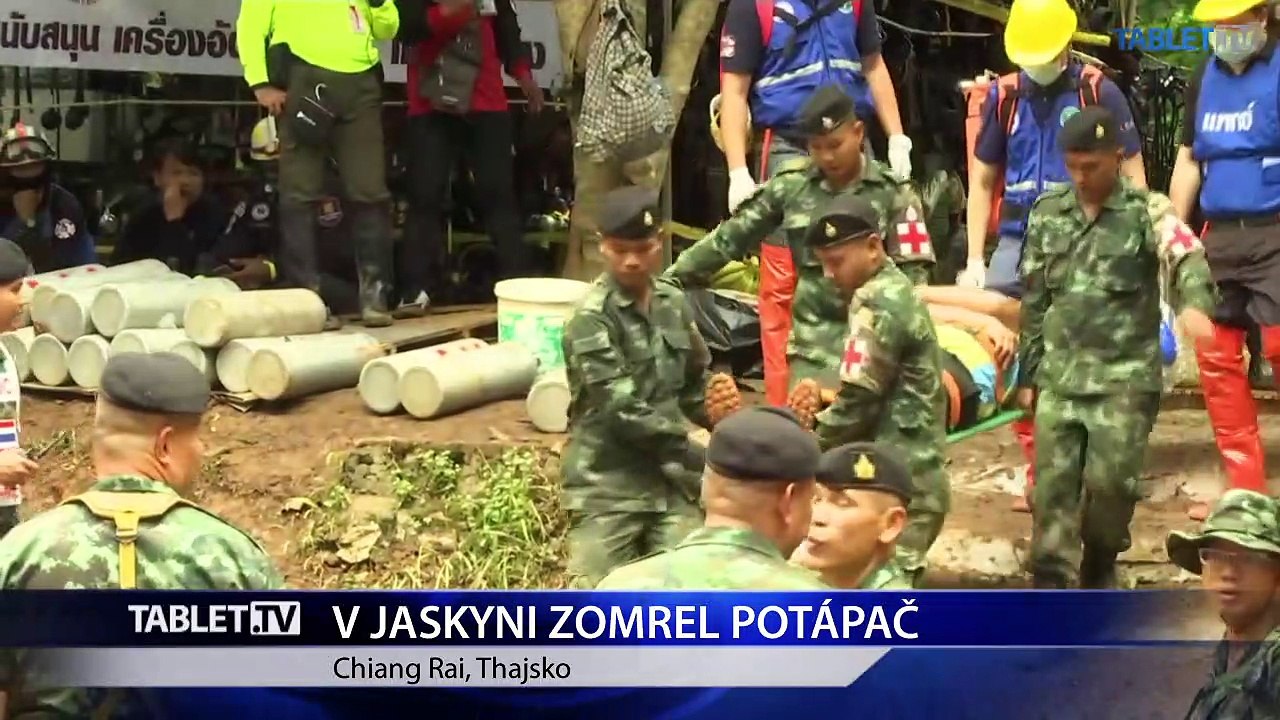 Počas operácie na záchranu chlapcov z jaskyne v Thajsku zomrel potápač