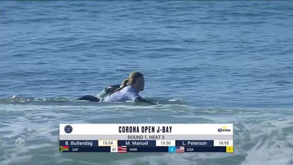 Adrénaline - Surf : Corona Open J-Bay - Women's, Women's Championship Tour - Round 1 Heat 3 - Full Heat Replay
