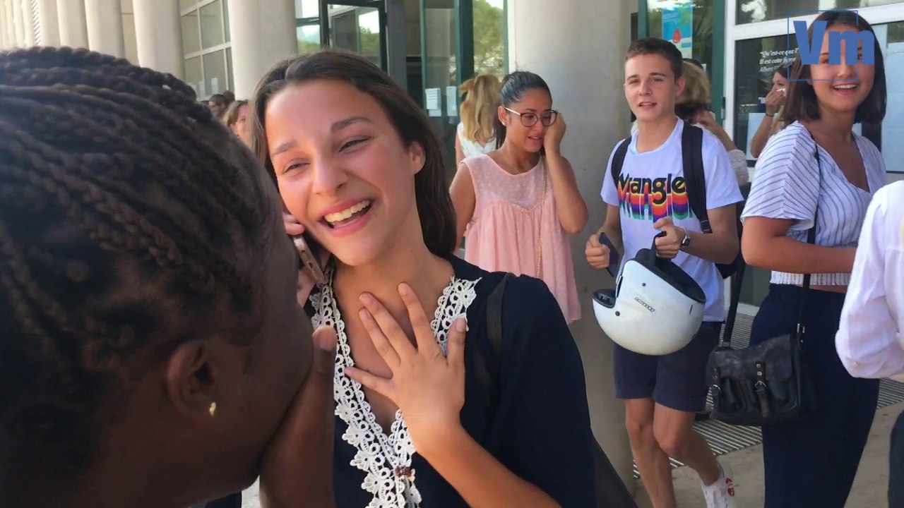 Des larmes et de la joie  au lycée Camus de Fréjus, devant les résultats du bac 2018