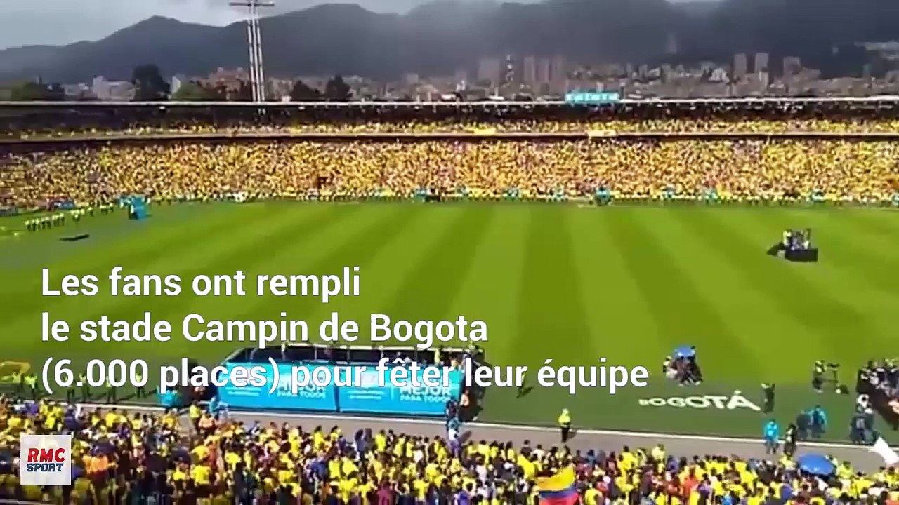 Les Colombiens accueillis par une foule en liesse à leur retour au pays