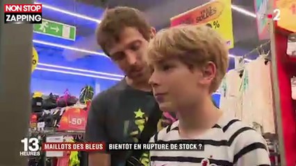 Mondial 2018 : Les ventes de maillots de l'équipe de France explosent ! (vidéo)