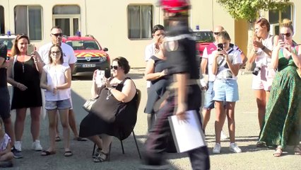 Interview lieutenant Jammet et lieutenant colonel Petit au centre de secours de Martigues