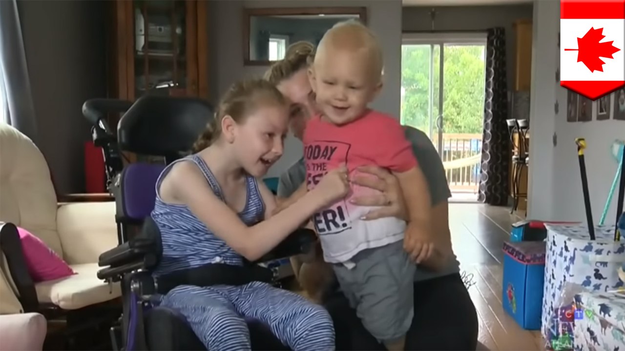 9-year-old girl with cerebral palsy saves baby brother from drowning