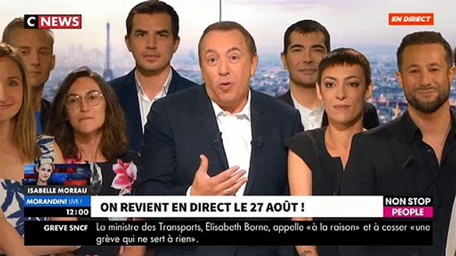 Regardez les remerciements de Jean-Marc Morandini lors de la dernière de la saison de Morandini Live sur CNews - VIDEO