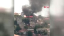 İstanbul Sarıyer'de Bir Binanın Çatısı Alev Alev Yandı