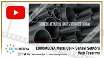 EUROMEDYA Metal Çelik Sanayi Sektörü Web Tasarımı