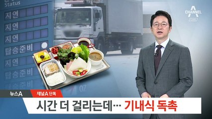 [단독]“악화된 배송 환경…출발 30분 전 기내식 독촉”