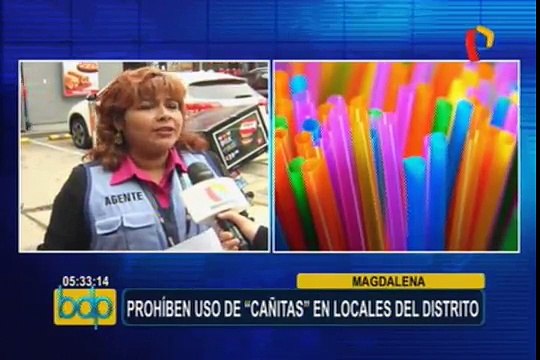 Magdalena: entró en vigencia ordenanza que prohíbe el uso de sorbetes plásticos