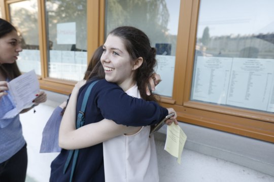 Résultats du bac 2018 : émotion des lycéens