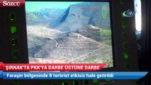 Şırnak'ta PKK'ya darbe üstüne darbe