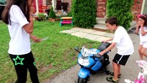 Kids Power Wheels Ride on Car Police Pretend Play