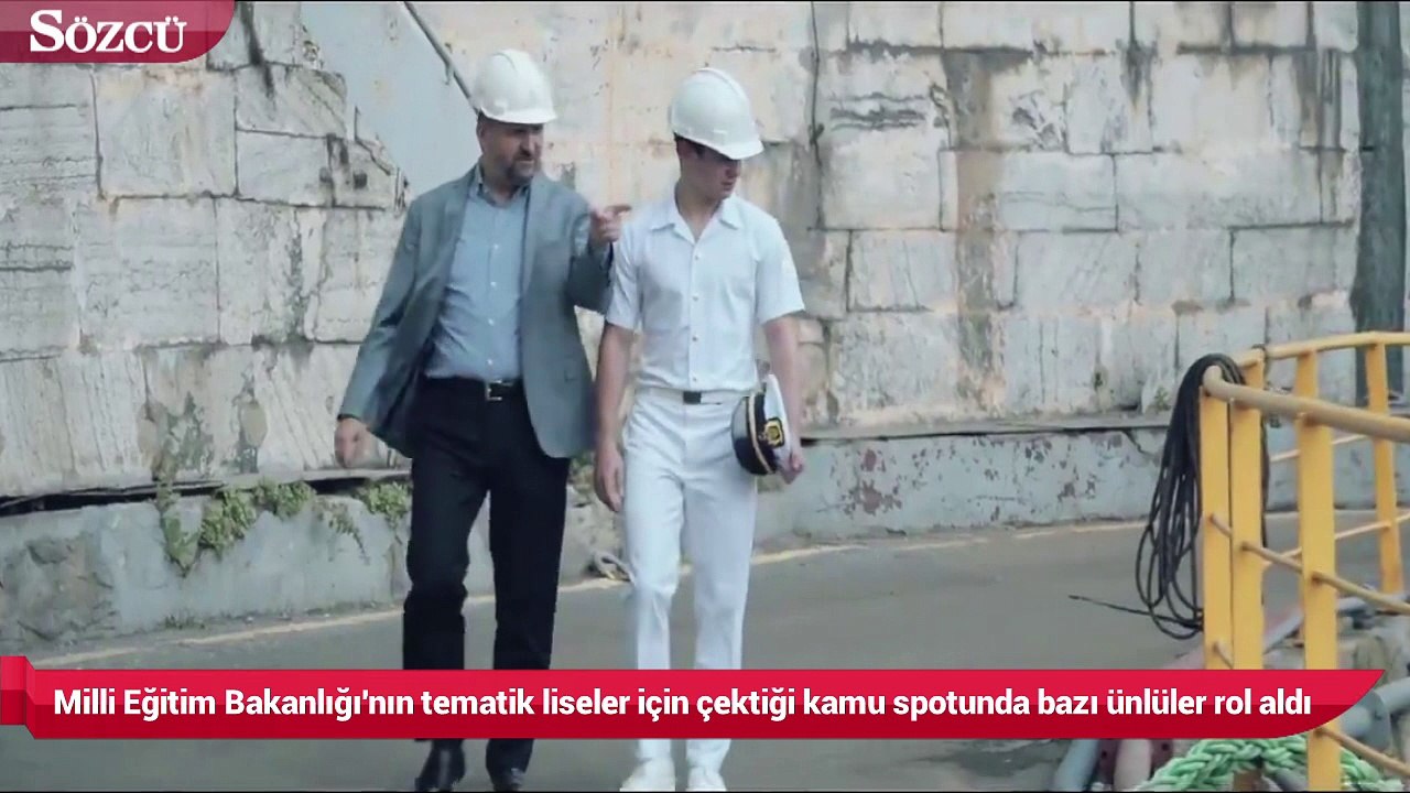 Milli Eğitim Bakanlığı'nın tematik liseler için çektiği kamu spotu