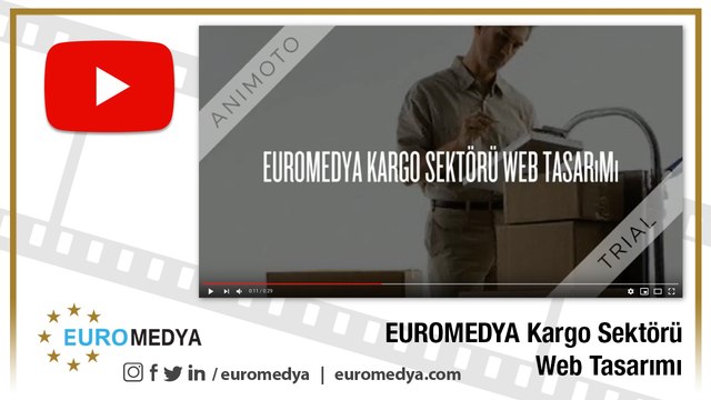 EUROMEDYA Kargo Sektörü Web Tasarımı