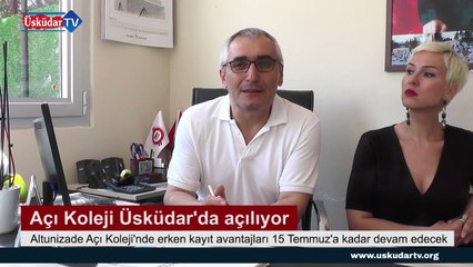 Açı Koleji Üsküdar'da açılıyor