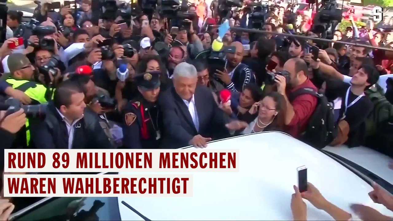 Wahl in Mexiko Linker L pez Obrador wird neuer Präsident