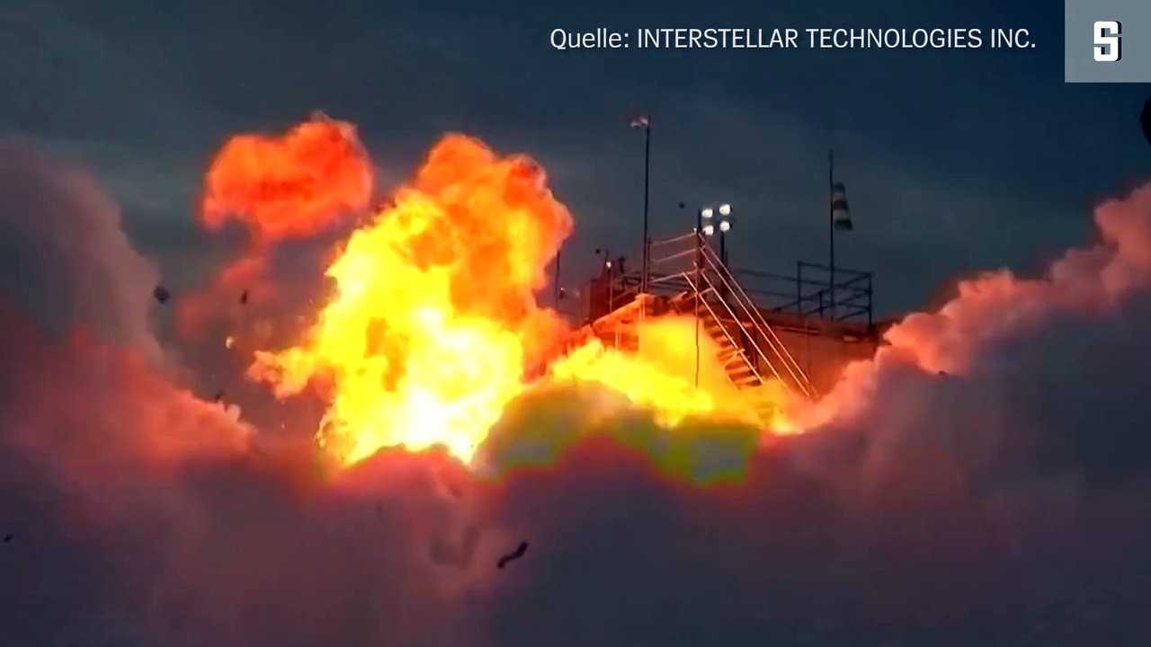 Japan Rakete explodiert Sekunden nach dem Start