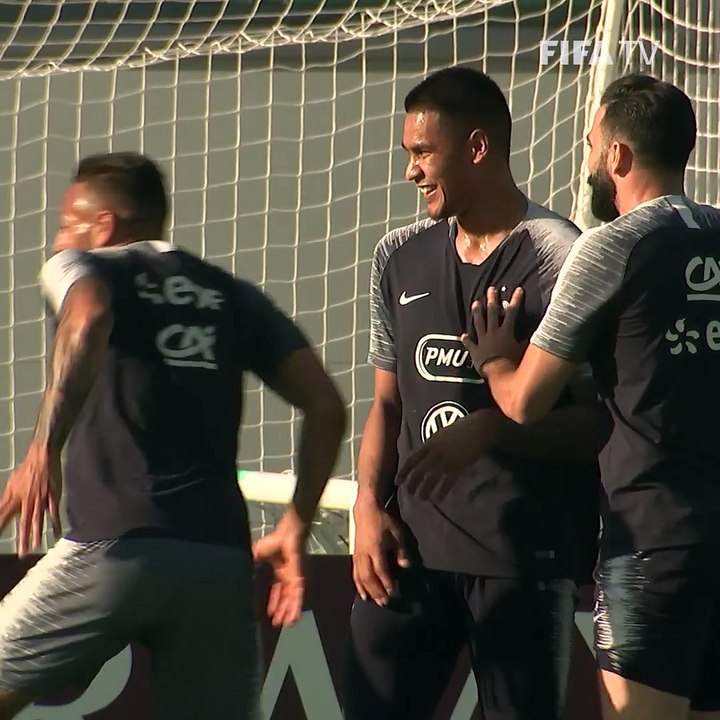 That feeling when you and your squad meet up for the FIFA World Cup quarter-finals