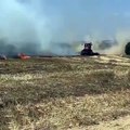 #فيديو| البالونات الحارقة تشعل النيران في أراضي تحتلها عائلة شارون في مستوطنة 