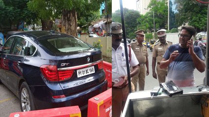 மது போதையில் கார் ஓட்டிய பாரதிராஜா மகன் வீடியோ