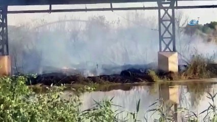 İran’ın Ahvaz Kentinde Bulunan Eski Köprü Alev Aldı