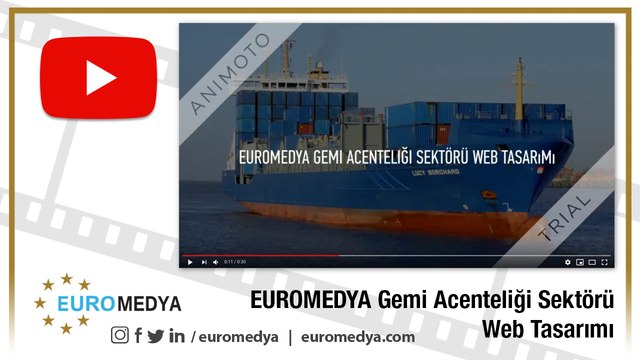 EUROMEDYA Gemi Acenteliği Sektörü Web Tasarımı