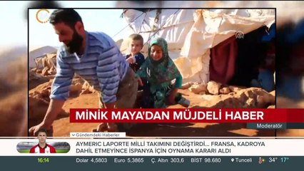 Minik Maya'dan müjdeli haber