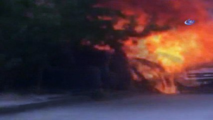 Erzincan’da plastik borulardan çıkan yangın paniğe neden oldu