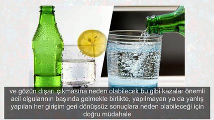 Maden suyu ve soda sizi kör edebilir