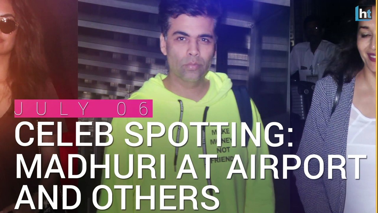 Celeb Spotting: See pics of Tusshar Kapoor' son Laksshya, Madhuri Dixit and Anil Kapoor